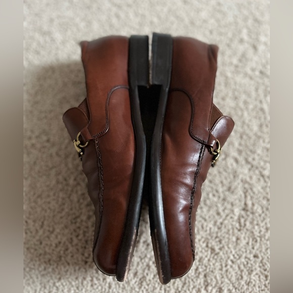 Mezlan Horsebit Brown Leather Loafers Sz 10W - Picture 12 of 12